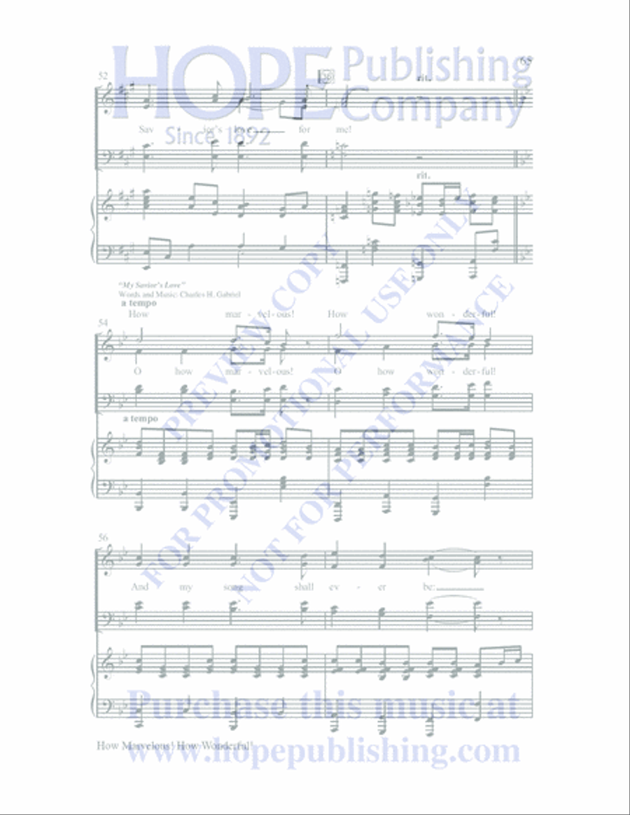 My Savior's Love My Savior's Love Listening CD scores gallery preview page 67