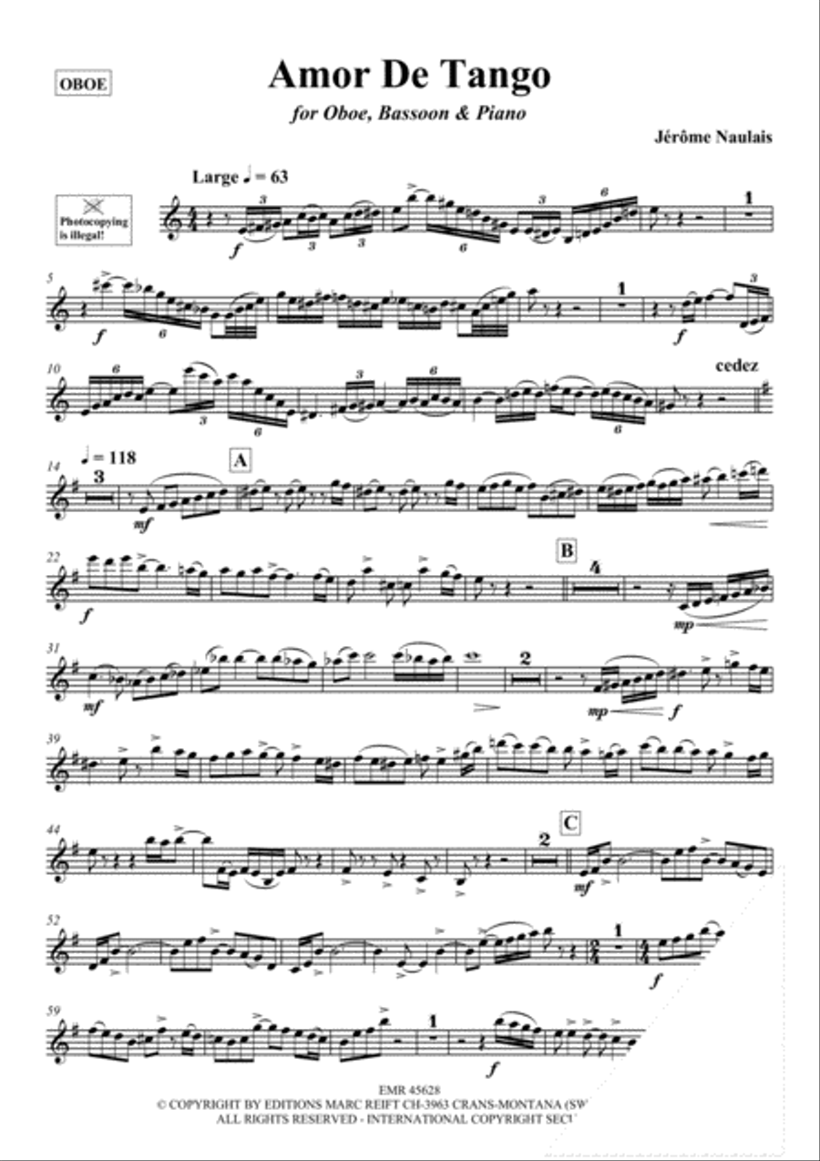 Amor De Tango Bassoon scores gallery preview page 3