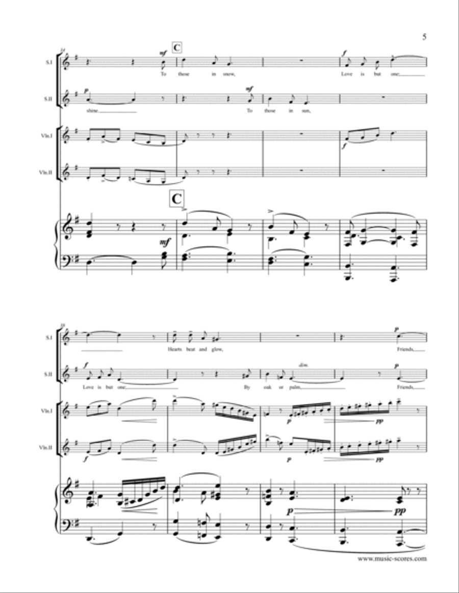 A Christmas Greeting High Voice scores gallery preview page 5