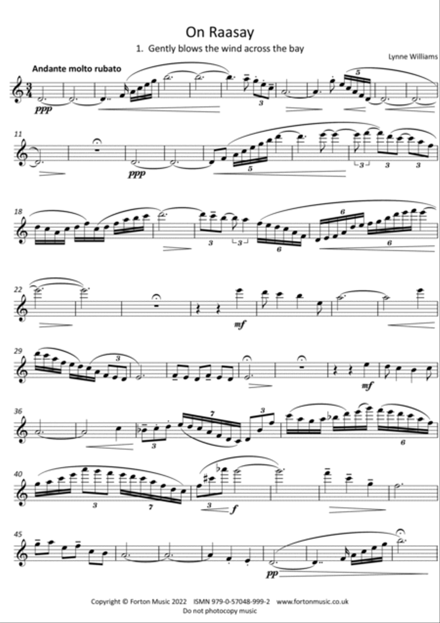 On Raasay Flute Solo scores gallery preview page 2
