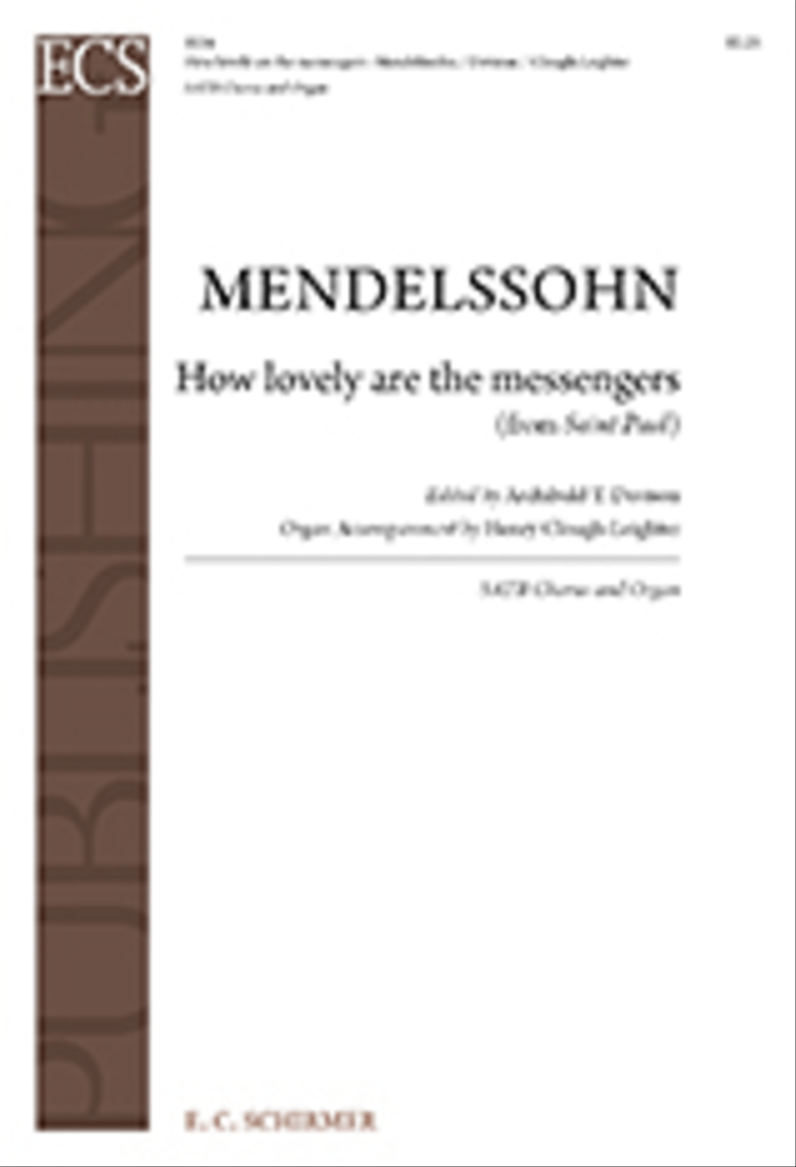 St. Paul: How Lovely Are the Messengers 4-Part scores gallery preview page 1