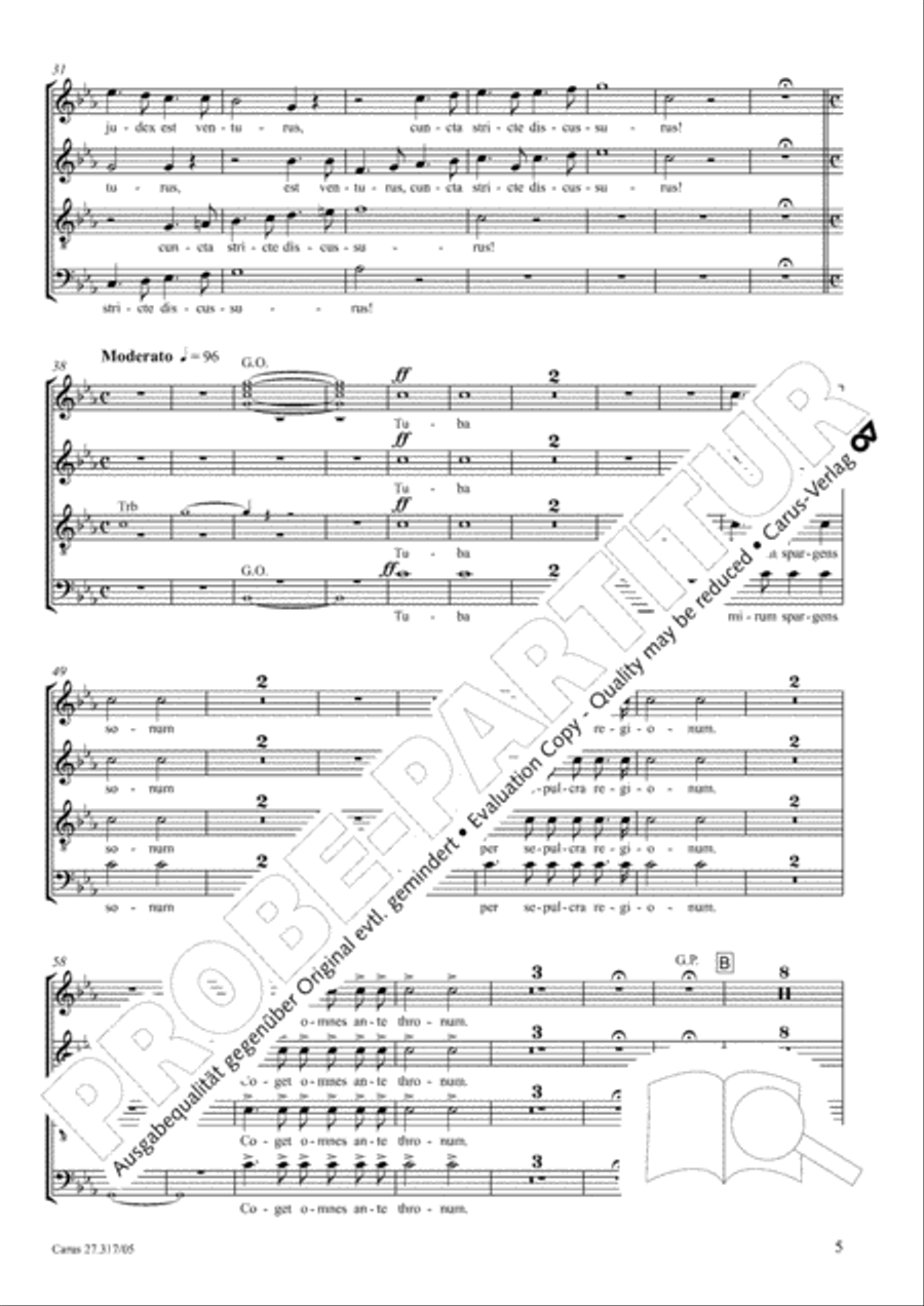 Messe de Requiem 4-Part scores gallery preview page 6