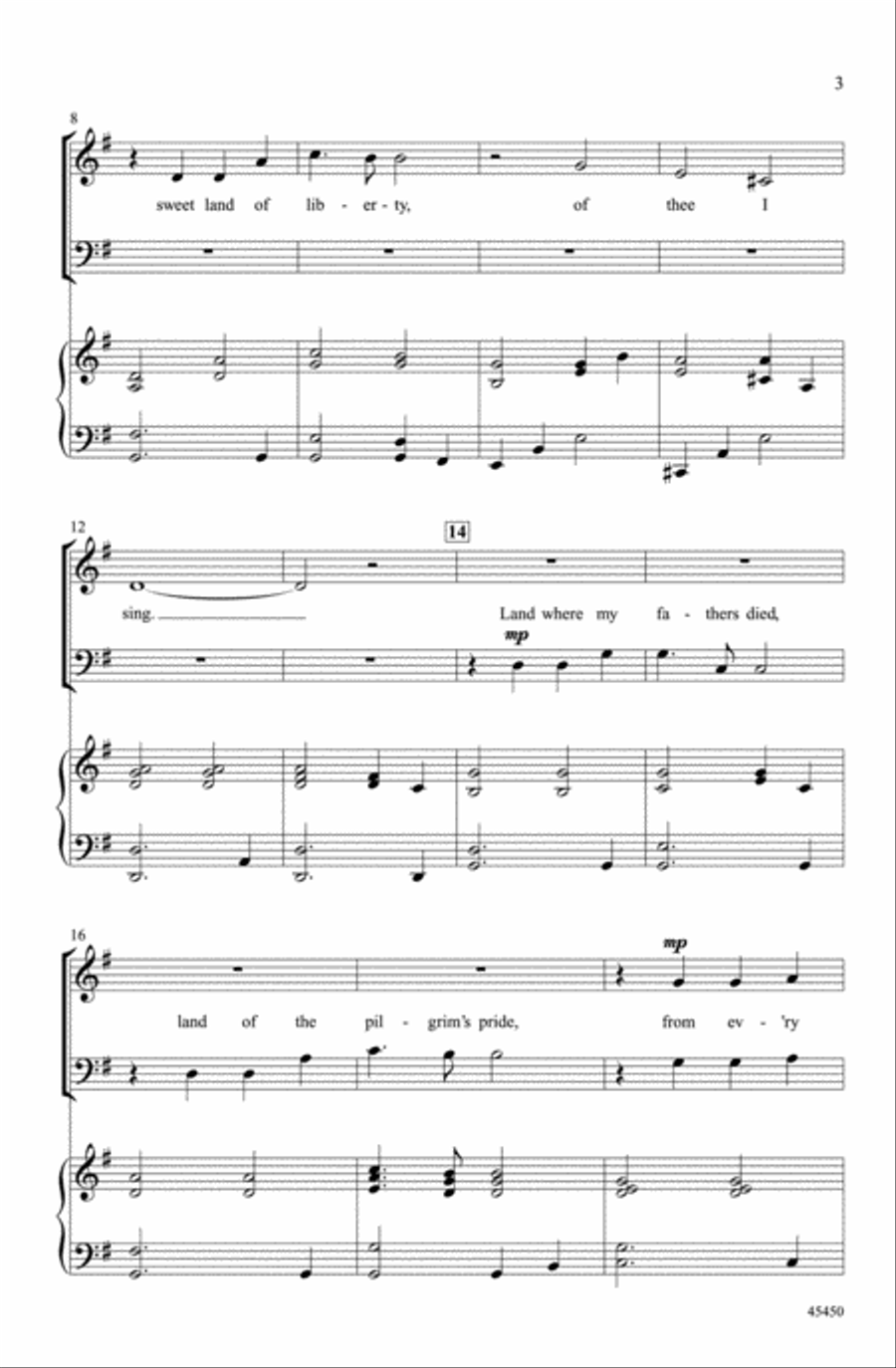 Let Freedom Ring! Let Freedom Ring! Choir scores gallery preview page 2