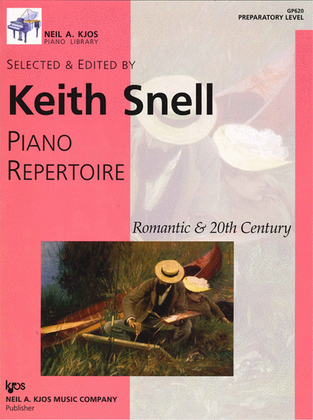 Book cover for Piano Repertoire: Romantic & 20th Century - Preparatory Level