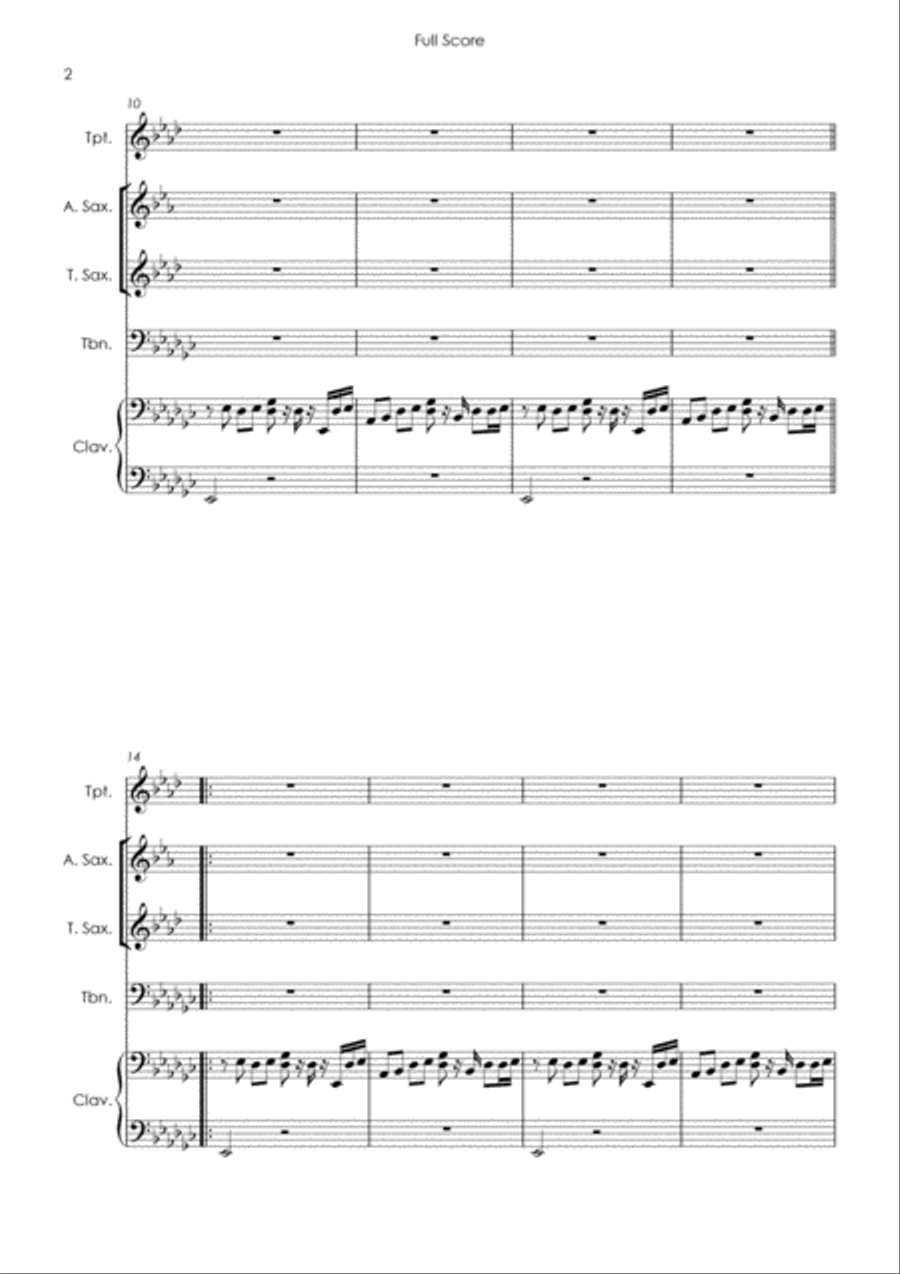 Superstition Tenor Saxophone scores gallery preview page 4