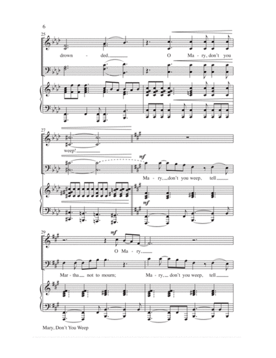 Mary, Don't You Weep-SATB-Digital Download image number null