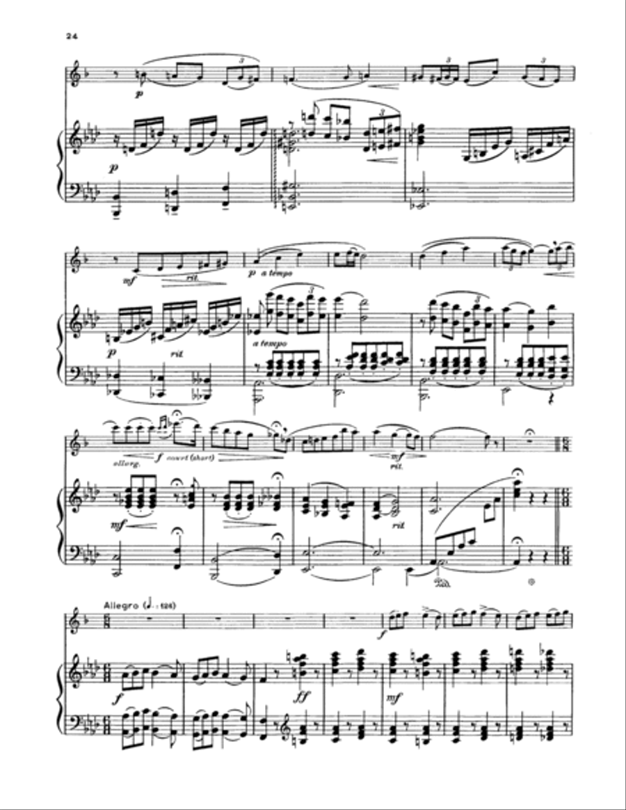 Andante & Allegro Alto Saxophone scores gallery preview page 2