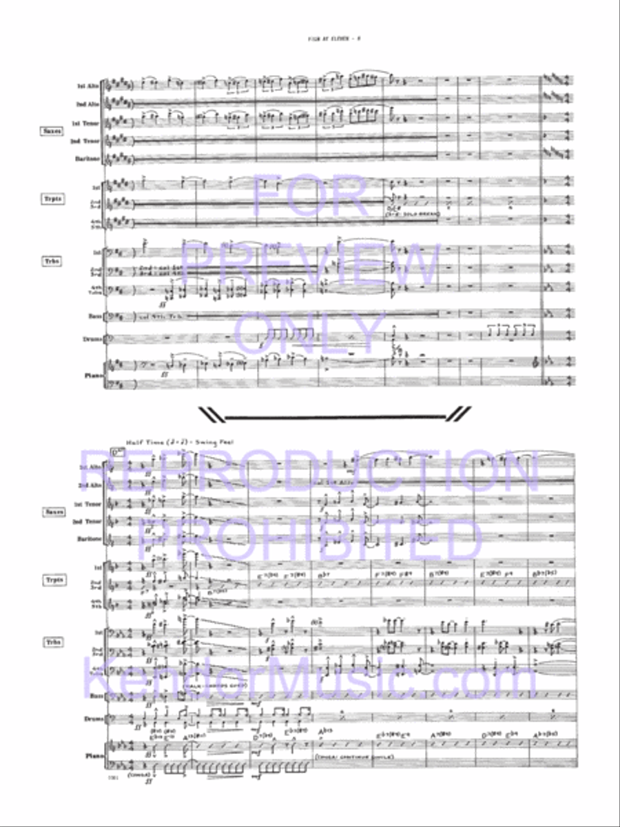 Film At Eleven Film At Eleven Jazz Ensemble scores gallery preview page 9