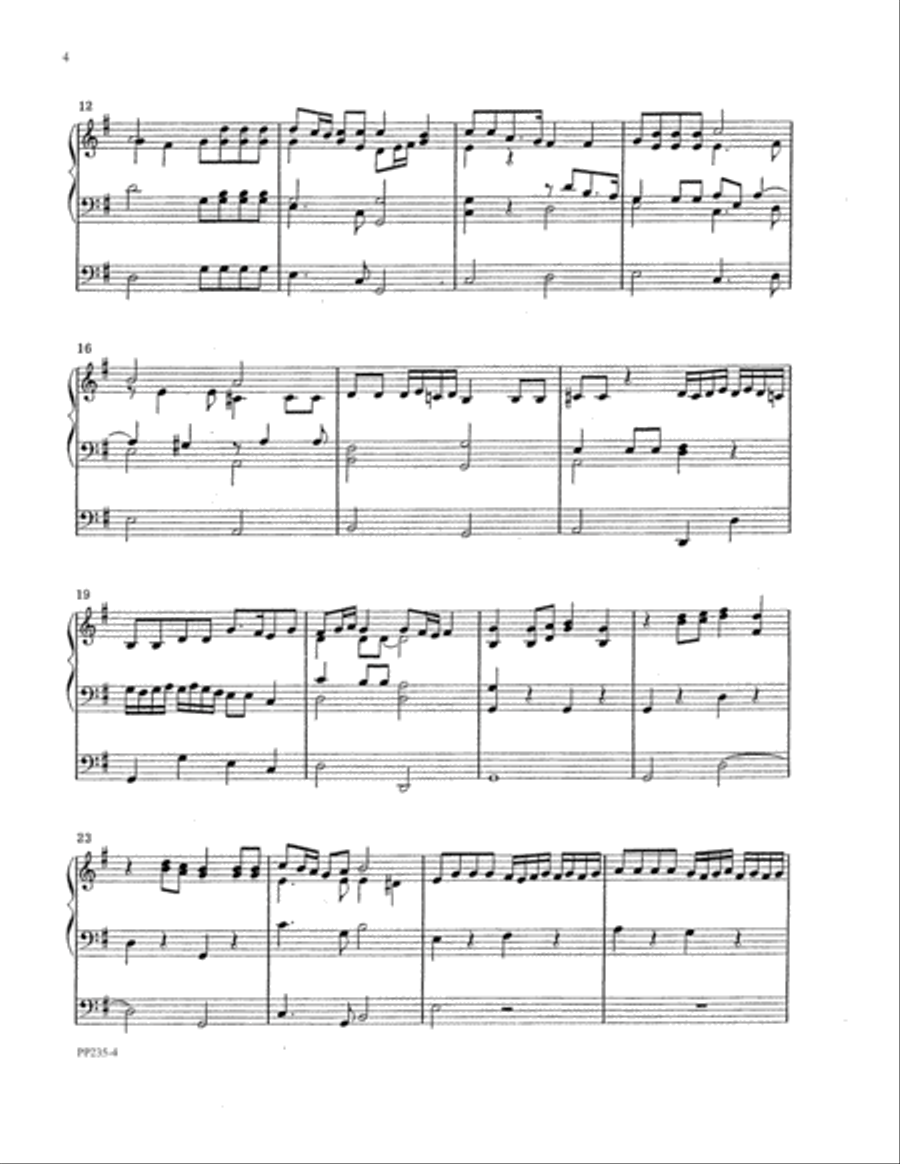 Magnificat in G - Organ Score Organ scores gallery preview page 4