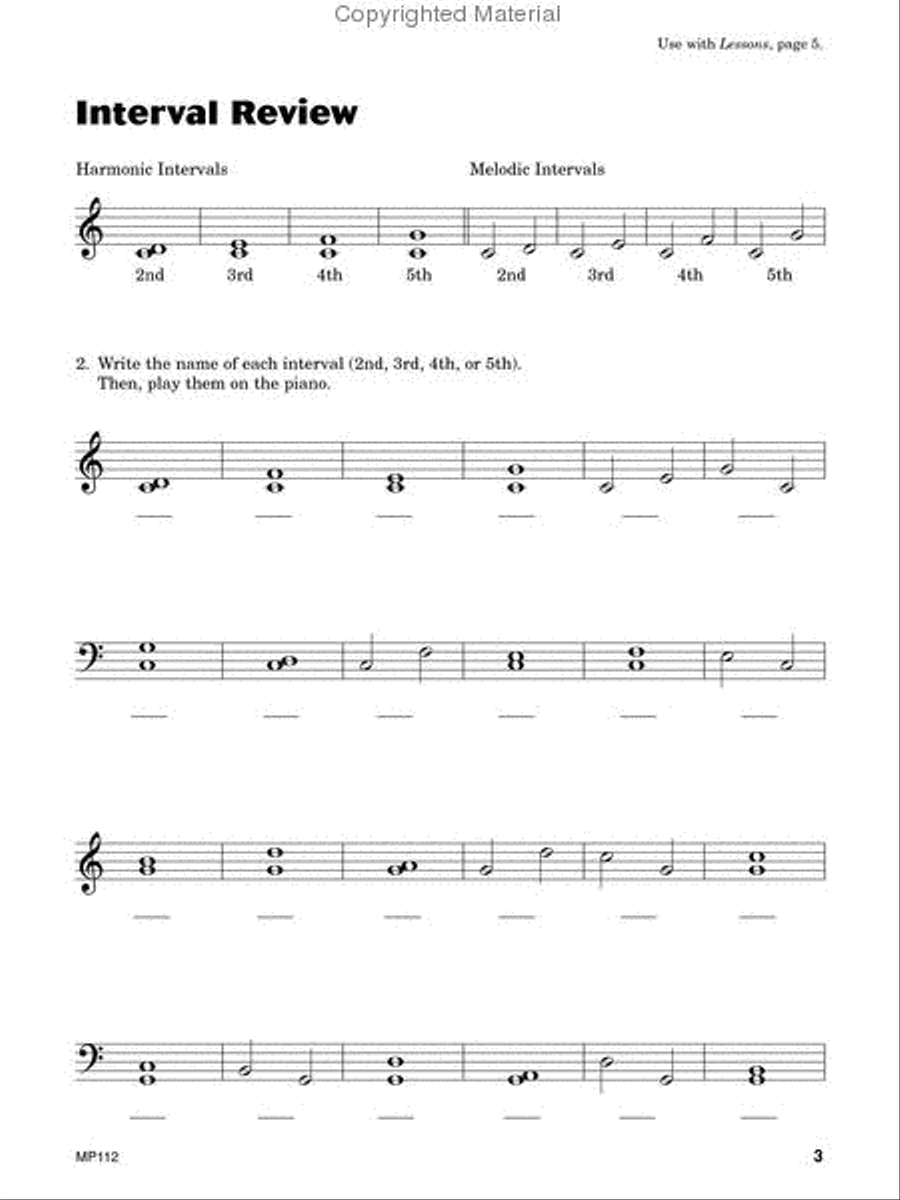 Piano Town, Theory - Level 2