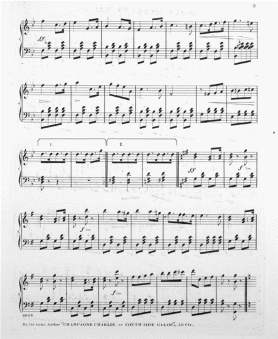 Wooden Wedding Galop Piano Solo scores gallery preview page 3