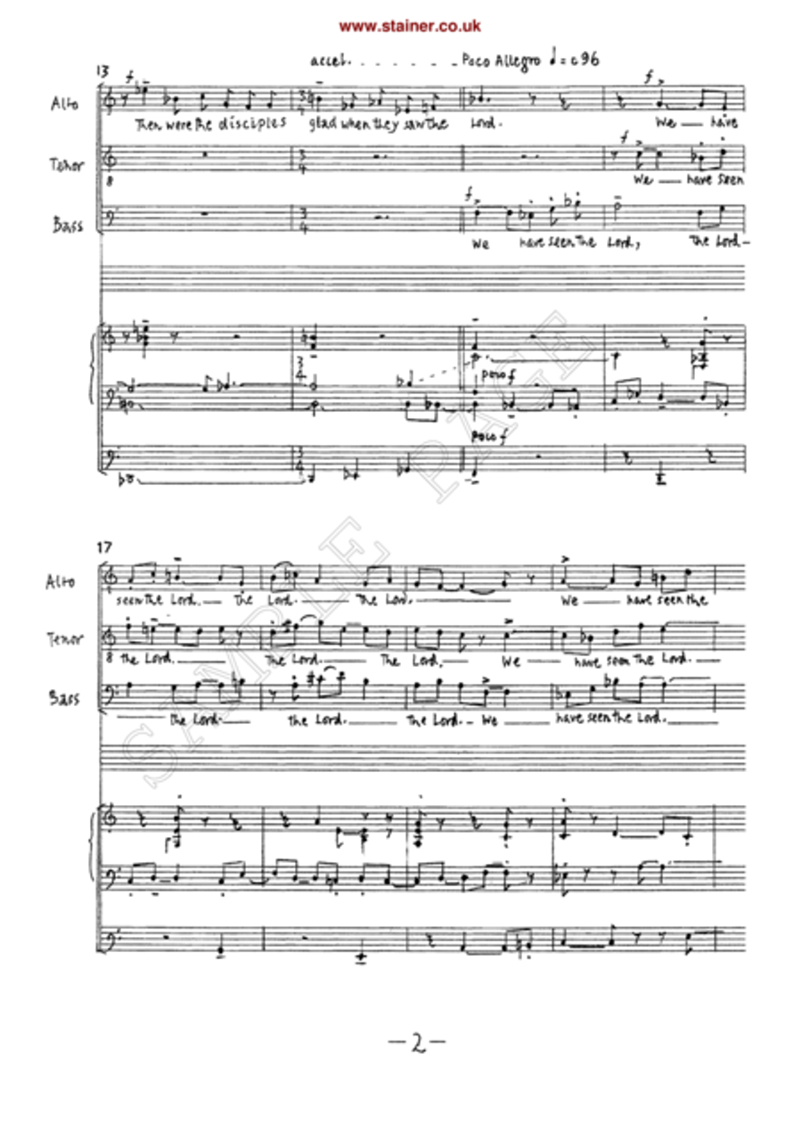 Canticle: The Doubting of Thomas Choir scores gallery preview page 5