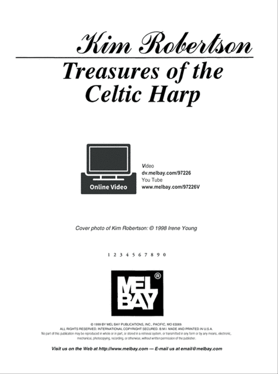 Kim Robertson - Treasures of the Celtic Harp Pedal Harp scores gallery preview page 2