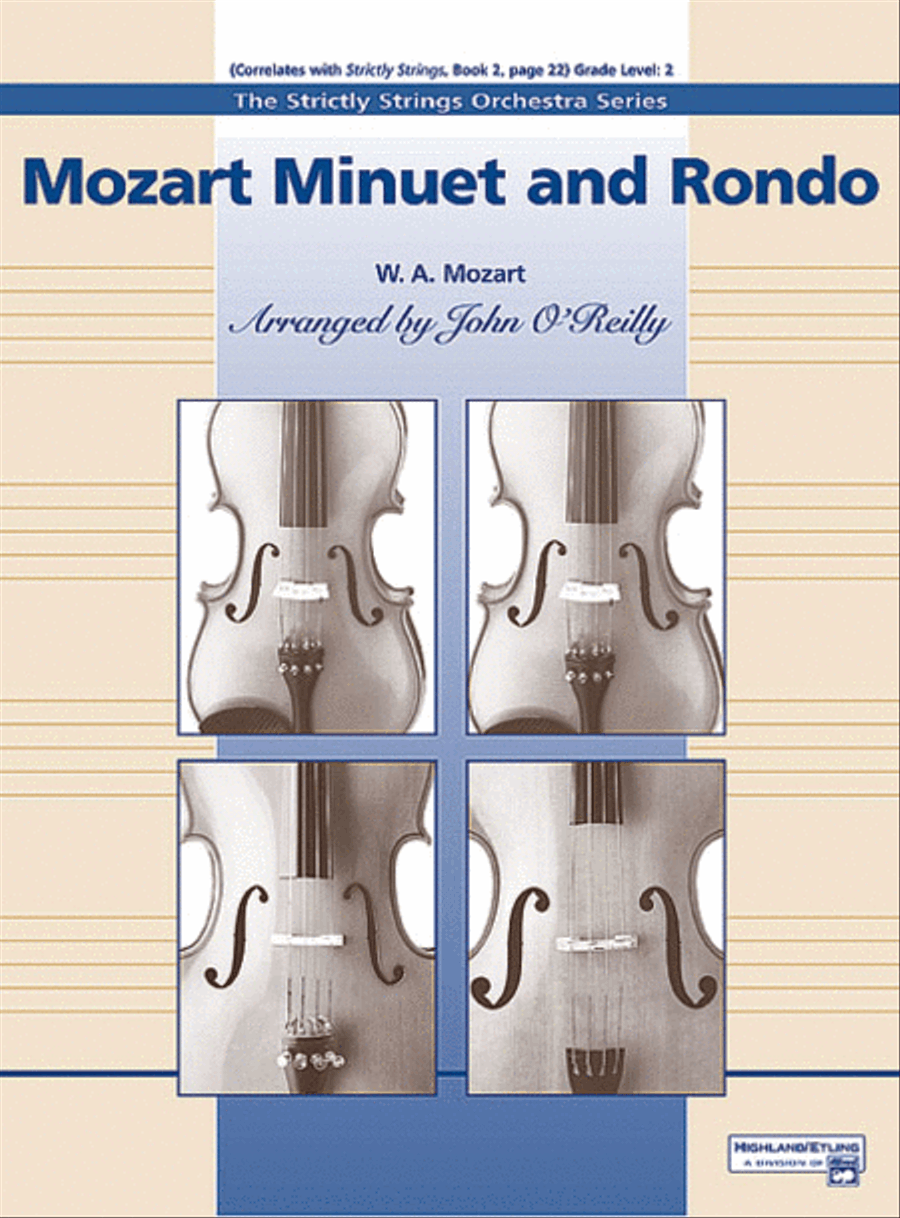 Mozart Minuet and Rondo String Orchestra scores gallery preview page 1