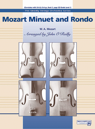 Book cover for Mozart Minuet and Rondo