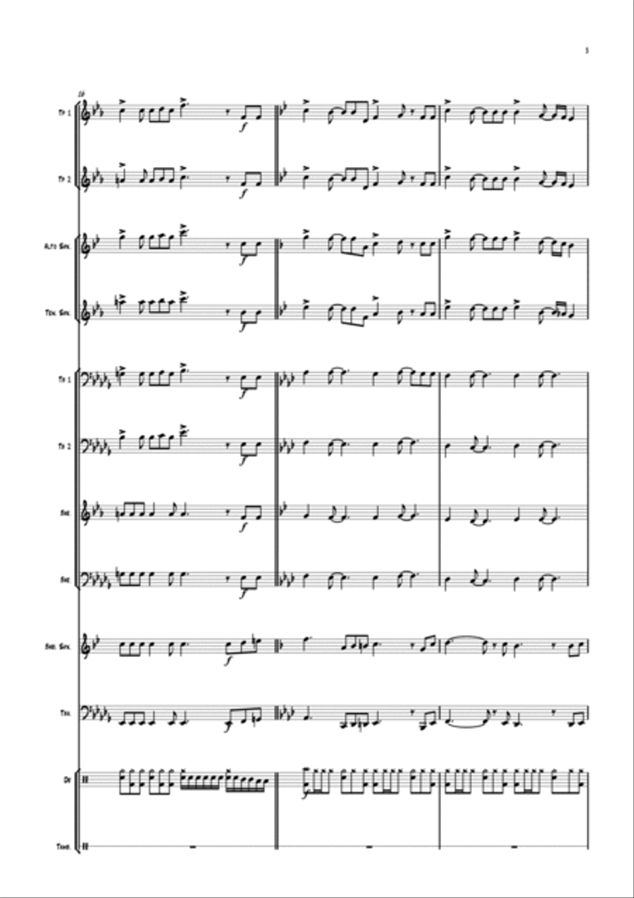 Cryin' Cryin' Tenor Saxophone scores gallery preview page 6