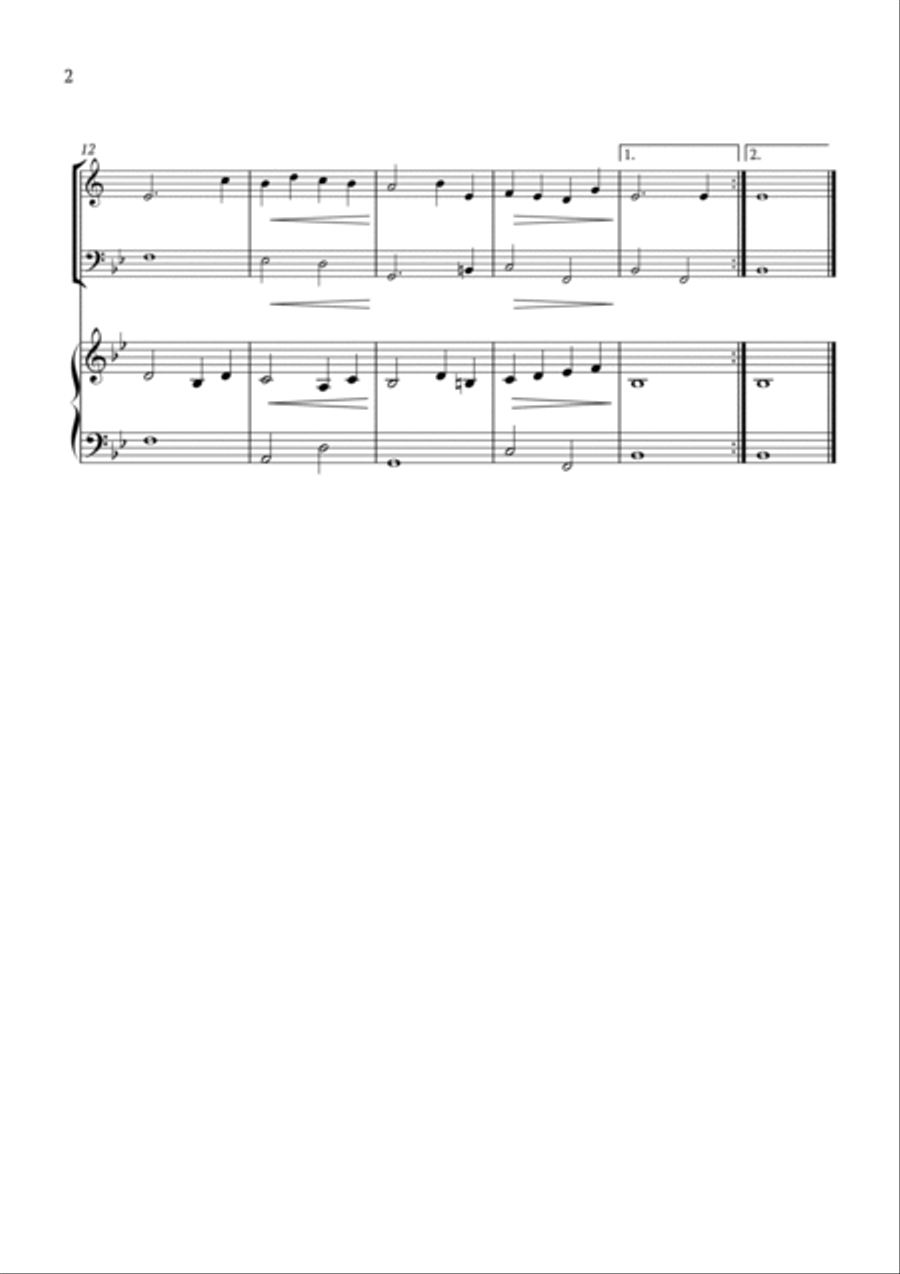 O Sacred Heart, Now Wounded Trombone scores gallery preview page 2