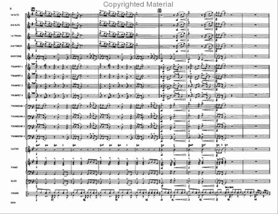 We Three Kings Jazz Ensemble scores gallery preview page 7