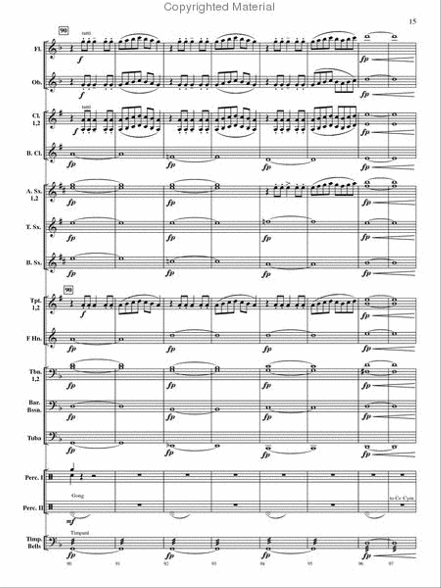 Rondo on a Modal Theme Rondo on a Modal Theme Concert Band scores gallery preview page 16