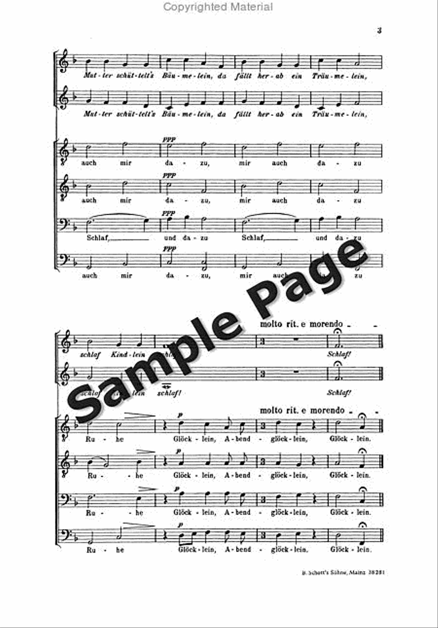 Herrmann H Abendfeier Herrmann H Abendfeier Men's Choir scores gallery preview page 4