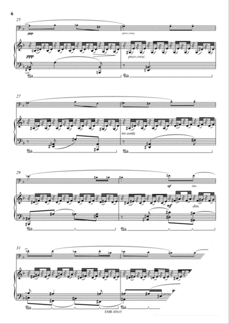 An Einsamer Quelle Piano Accompaniment scores gallery preview page 6