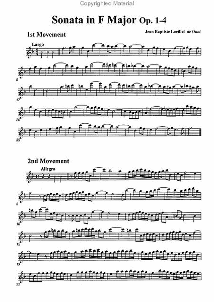 Sonata in F Major, Op. 1-4
