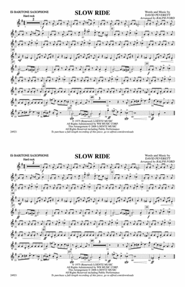 Slow Ride: E-flat Baritone Saxophone