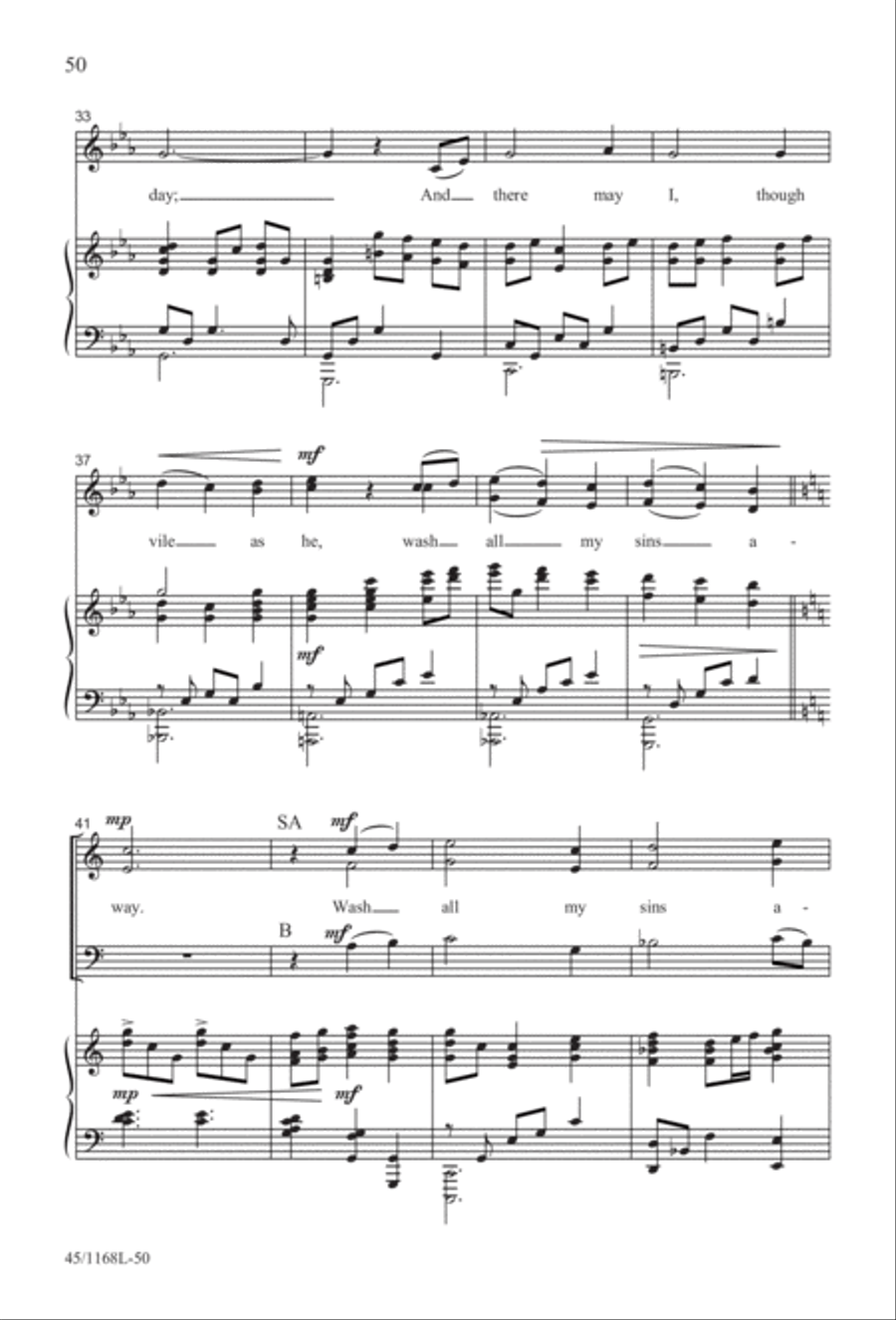8 Anthems for About 12 Singers 3-Part scores gallery preview page 50