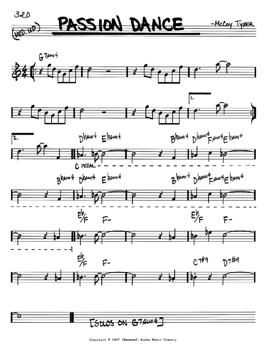 Passion Dance Passion Dance Piano scores gallery preview page 1