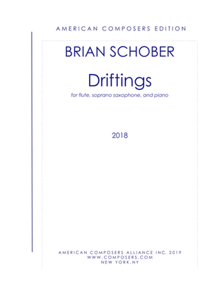 Book cover for [Schober] Driftings