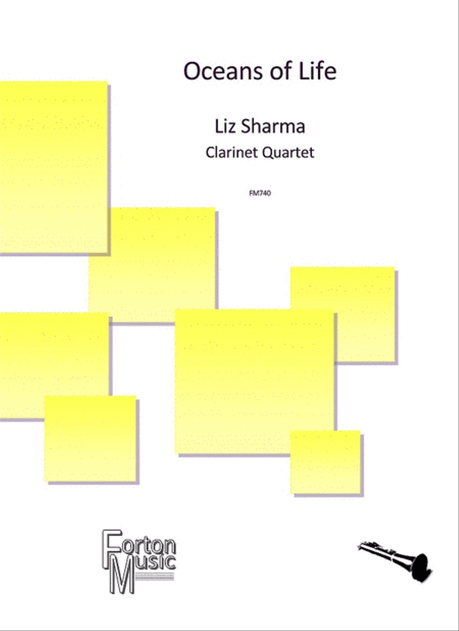 Oceans Of Life Clarinet Quartet scores gallery preview page 1