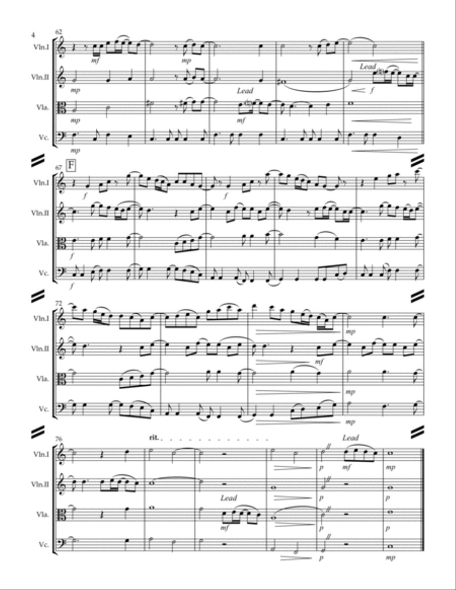 Holy Is The Lord Woodwind Quartet scores gallery preview page 5