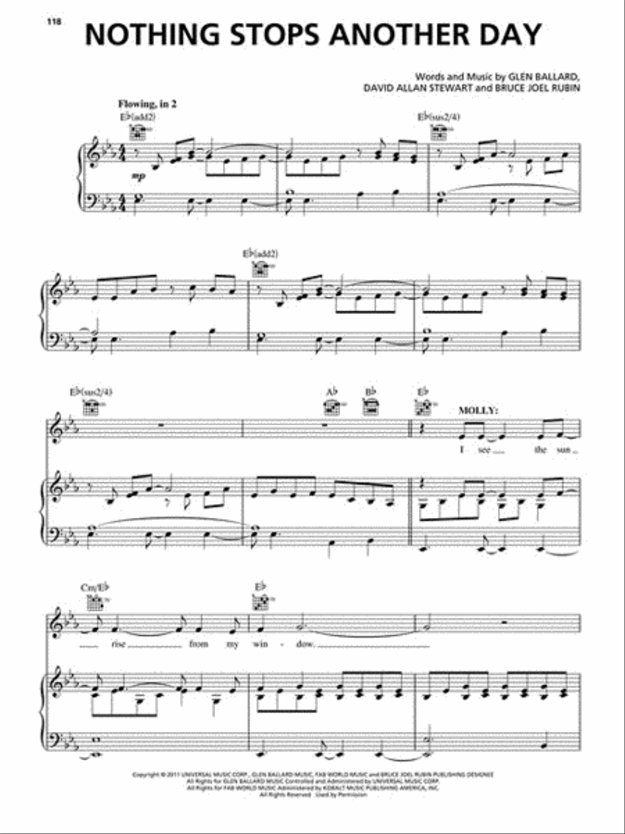 Ghost the Musical Piano, Vocal scores gallery preview page 4