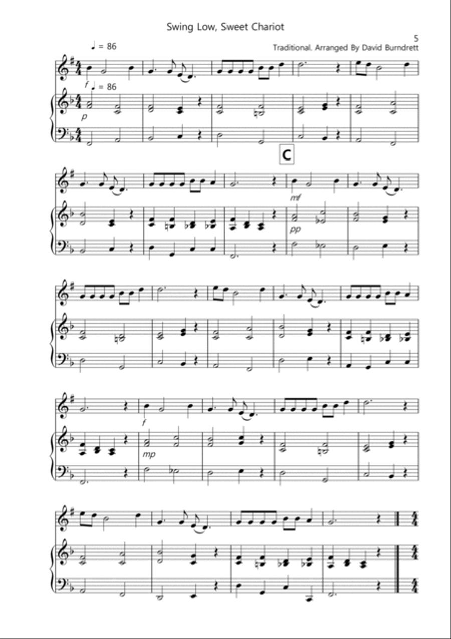8 Easy Pieces for Tenor Saxophone And Piano Tenor Saxophone scores gallery preview page 5