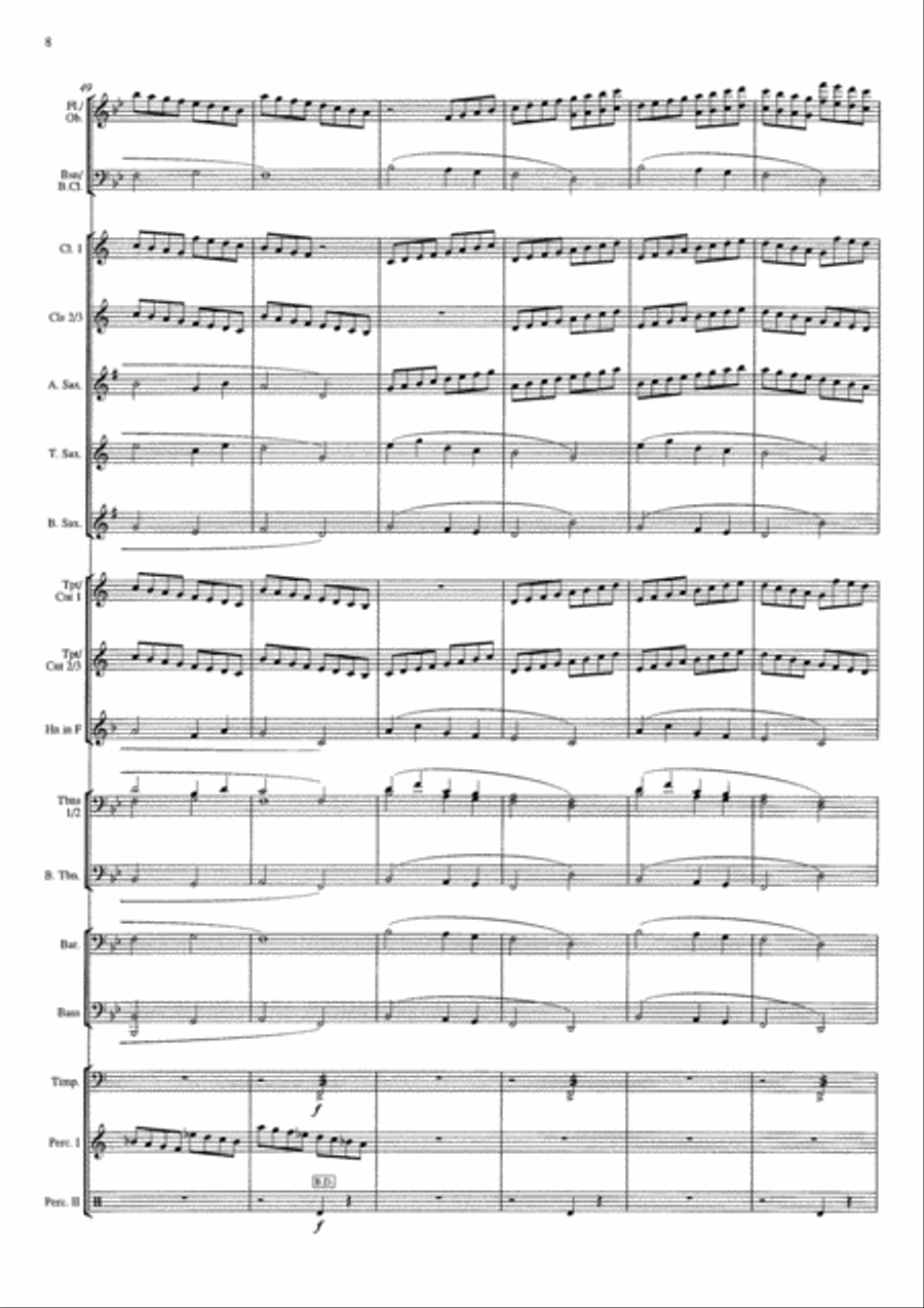 The Great Gate Of Kiev Concert Band scores gallery preview page 9