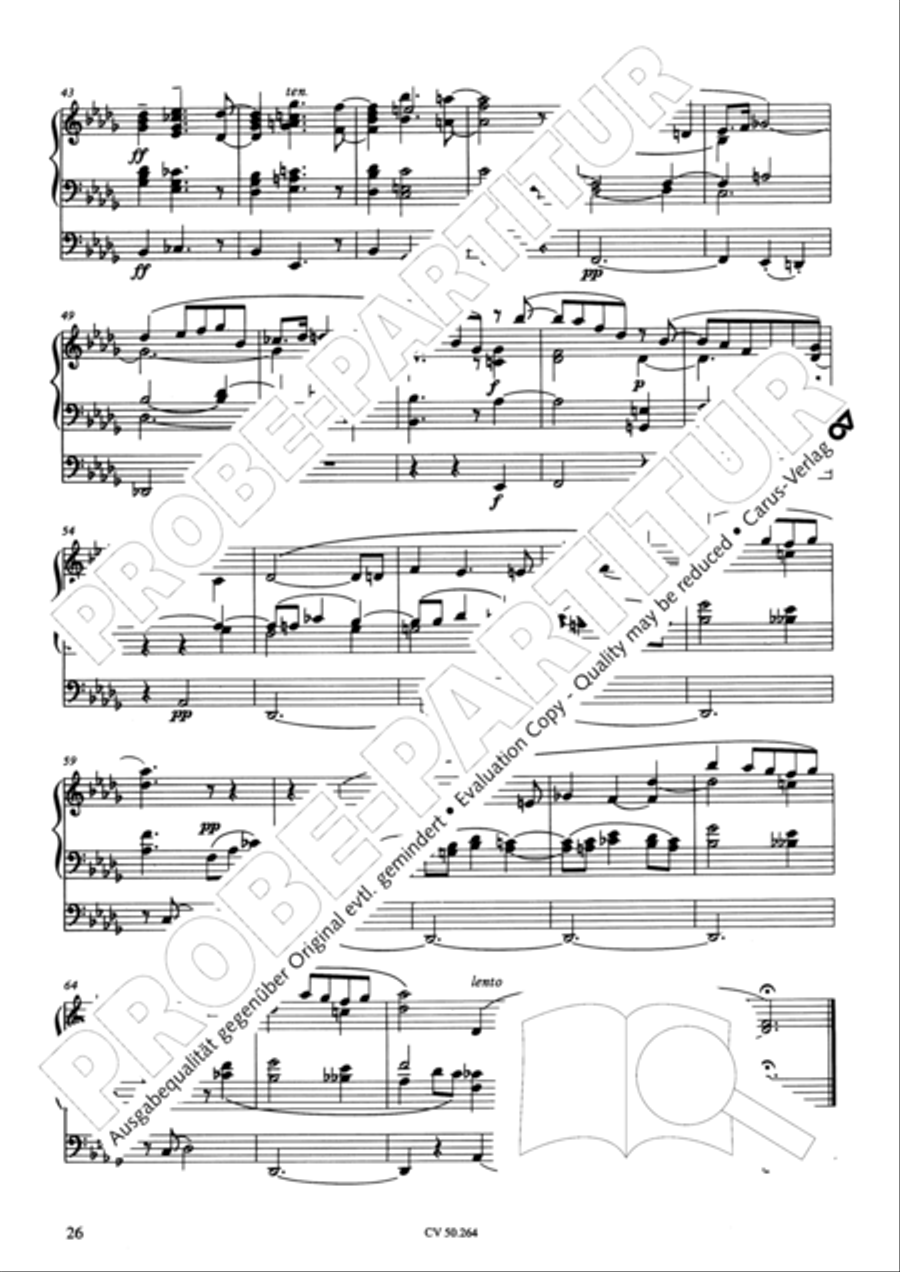 Free organ music for the Worship Service Organ Solo scores gallery preview page 27