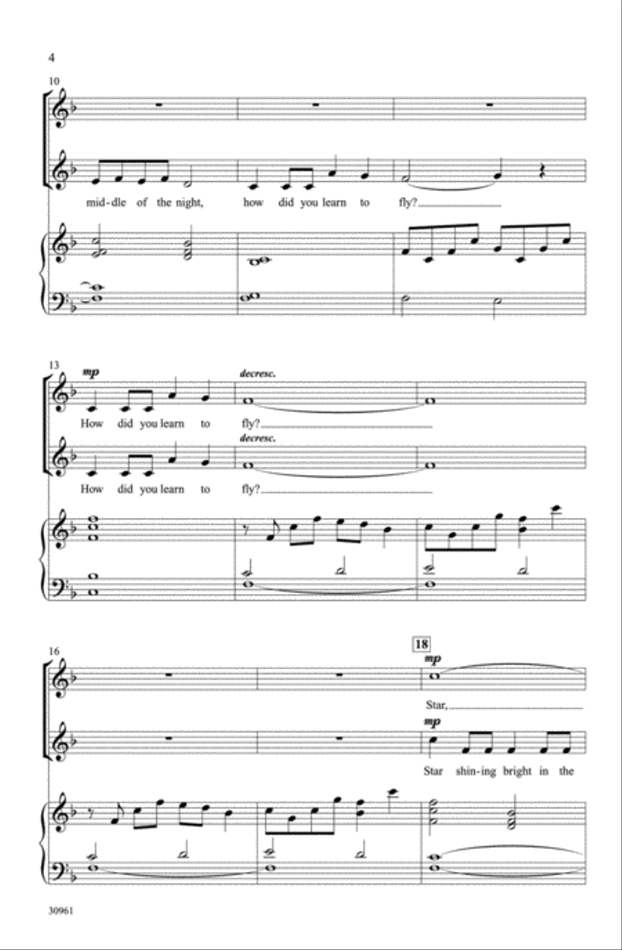Shooting Star 2-Part scores gallery preview page 3