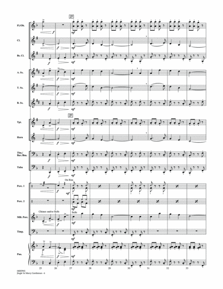 Jingle Ye Merry Gentlemen - Conductor Score (Full Score)