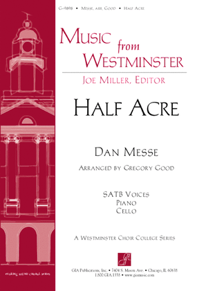 Book cover for Half Acre - Instrument edition