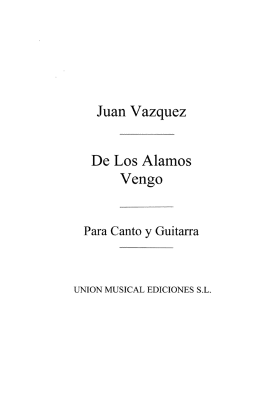 De Los Alamos Vengo Acoustic Guitar scores gallery preview page 1