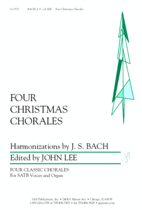 Book cover for Four Christmas Chorales