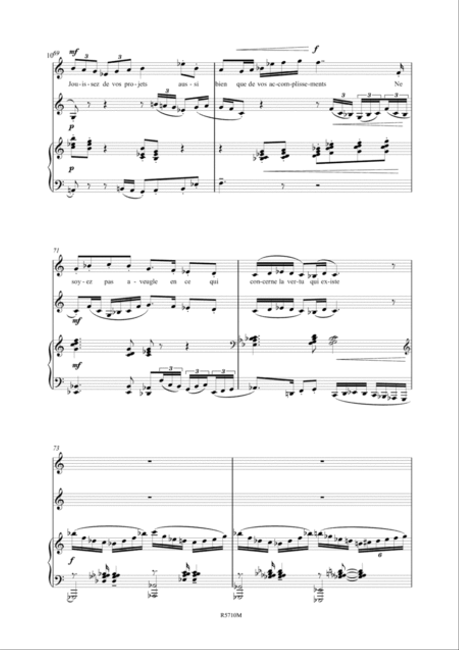 Le Monde est pourtant beau Saxophone scores gallery preview page 11