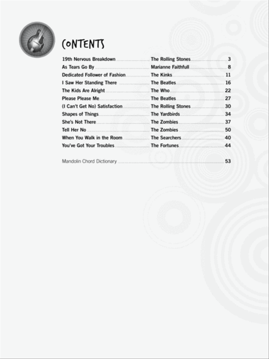 Just for Fun -- British Invasion Mandolin Mandolin scores gallery preview page 3
