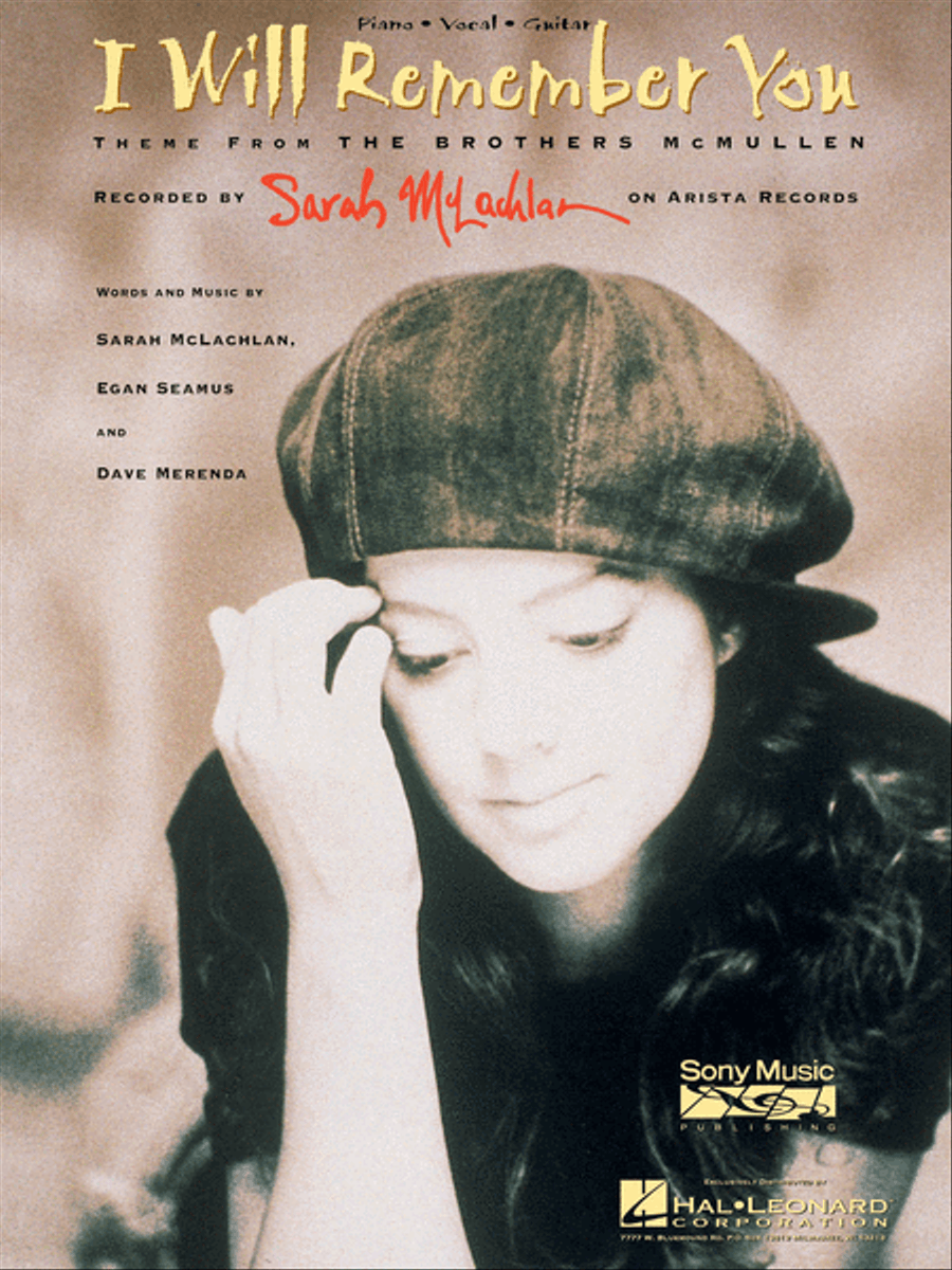 I Will Remember You (from The Brothers McMullen) Piano, Vocal, Guitar scores gallery preview page 1