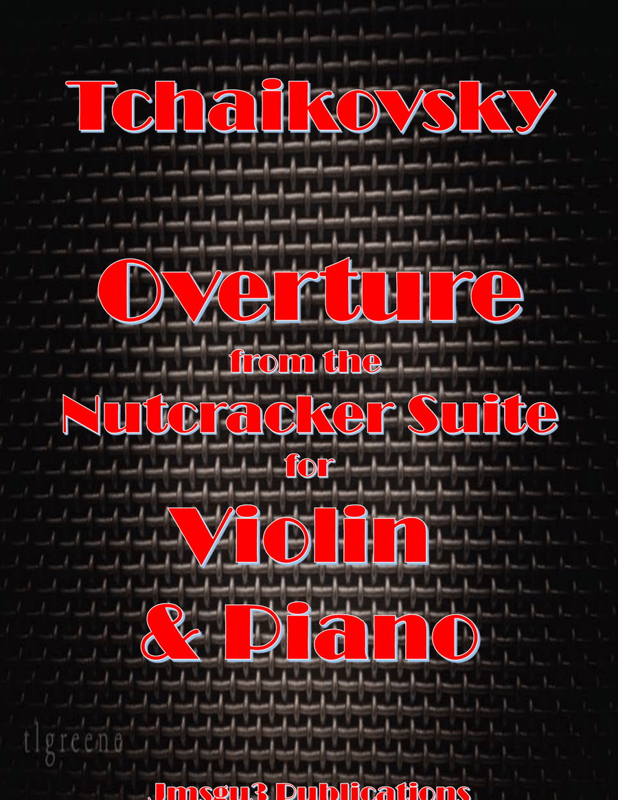 Tchaikovsky: Overture from Nutcracker Suite for Violin & Piano Violin Solo scores gallery preview page 1