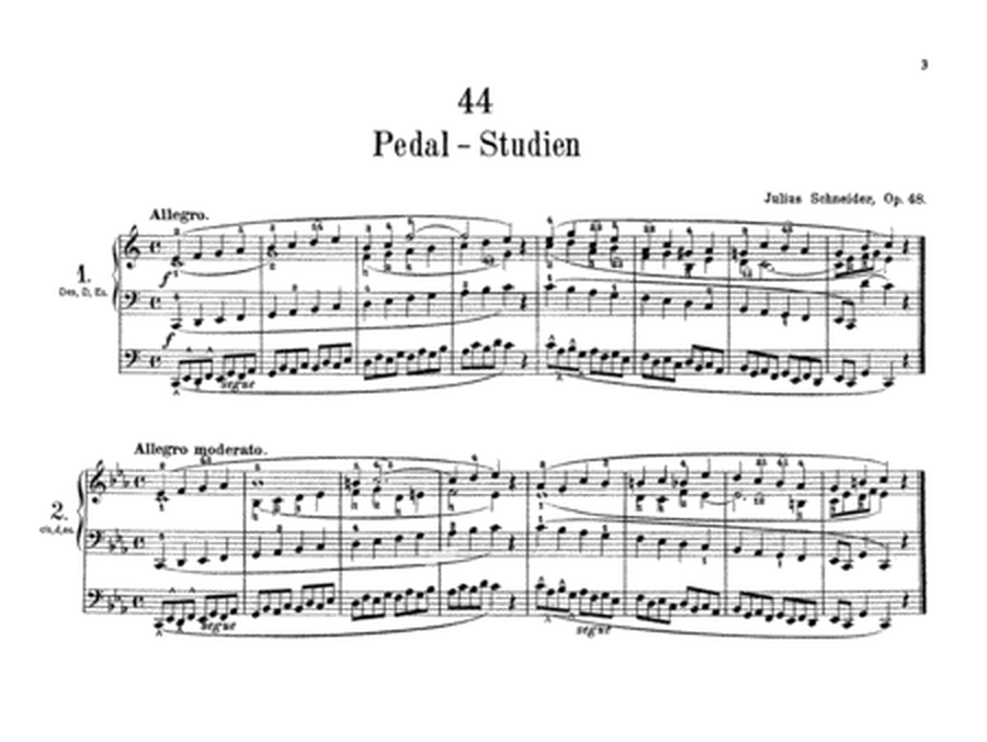 Complete Pedal Studies, Op. 48 and 67