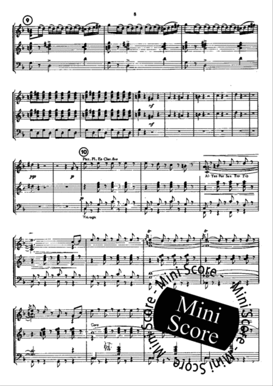Stiffelio Fanfare Band scores gallery preview page 10