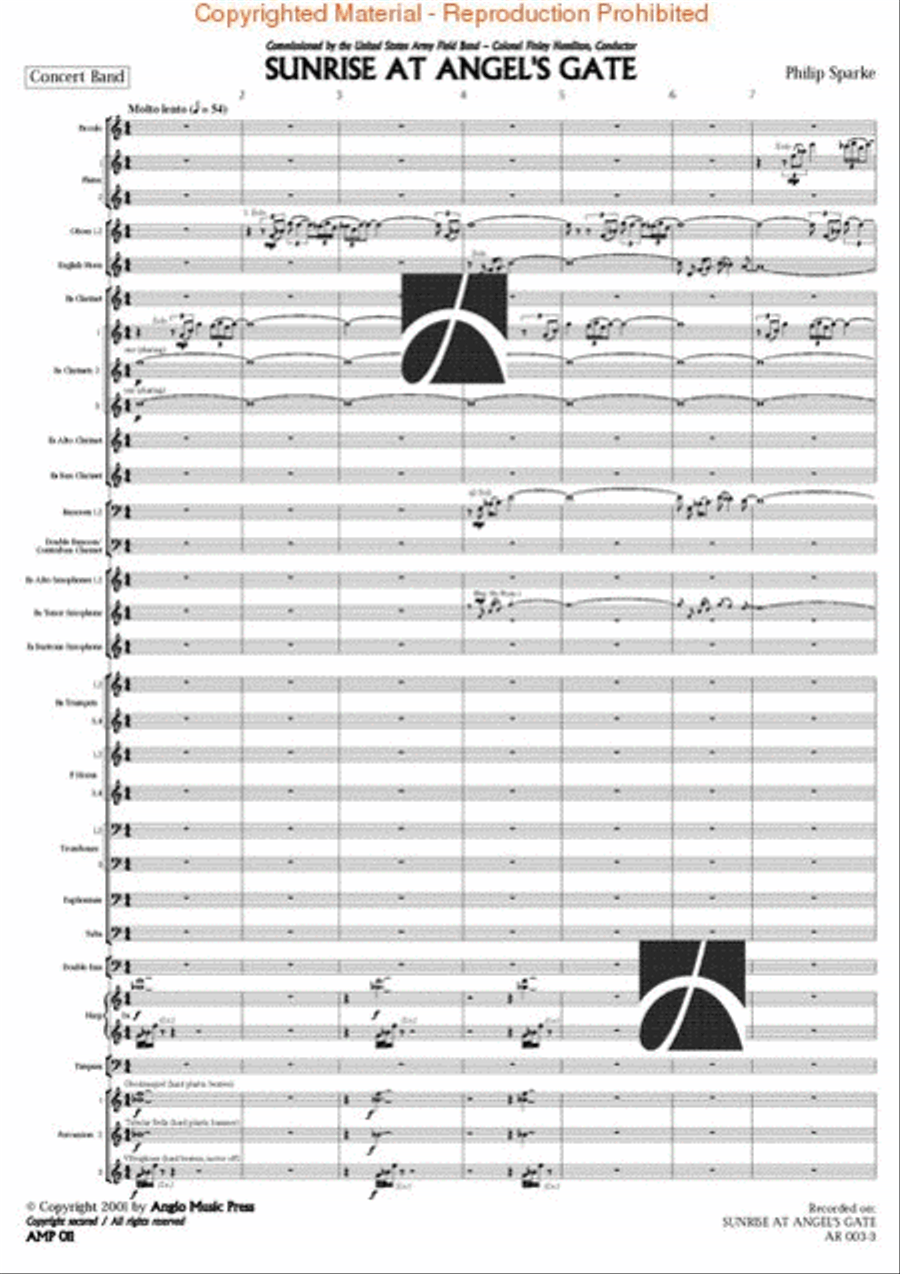 Aquarium Concert Band scores gallery preview page 2