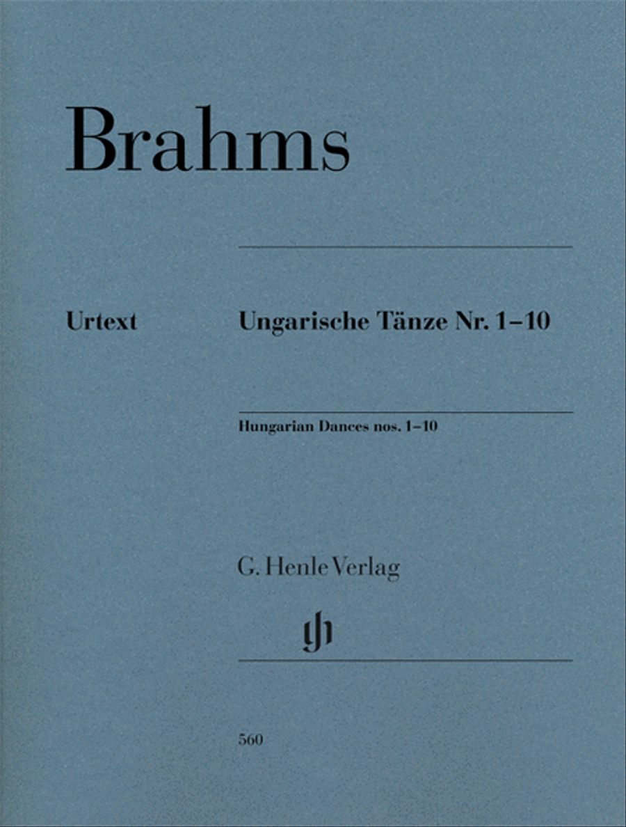 Hungarian Dances Nos. 1-10 Piano Solo scores gallery preview page 1