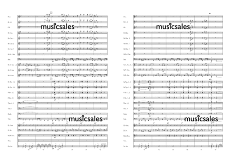 Abba Magic! Concert Band scores gallery preview page 9